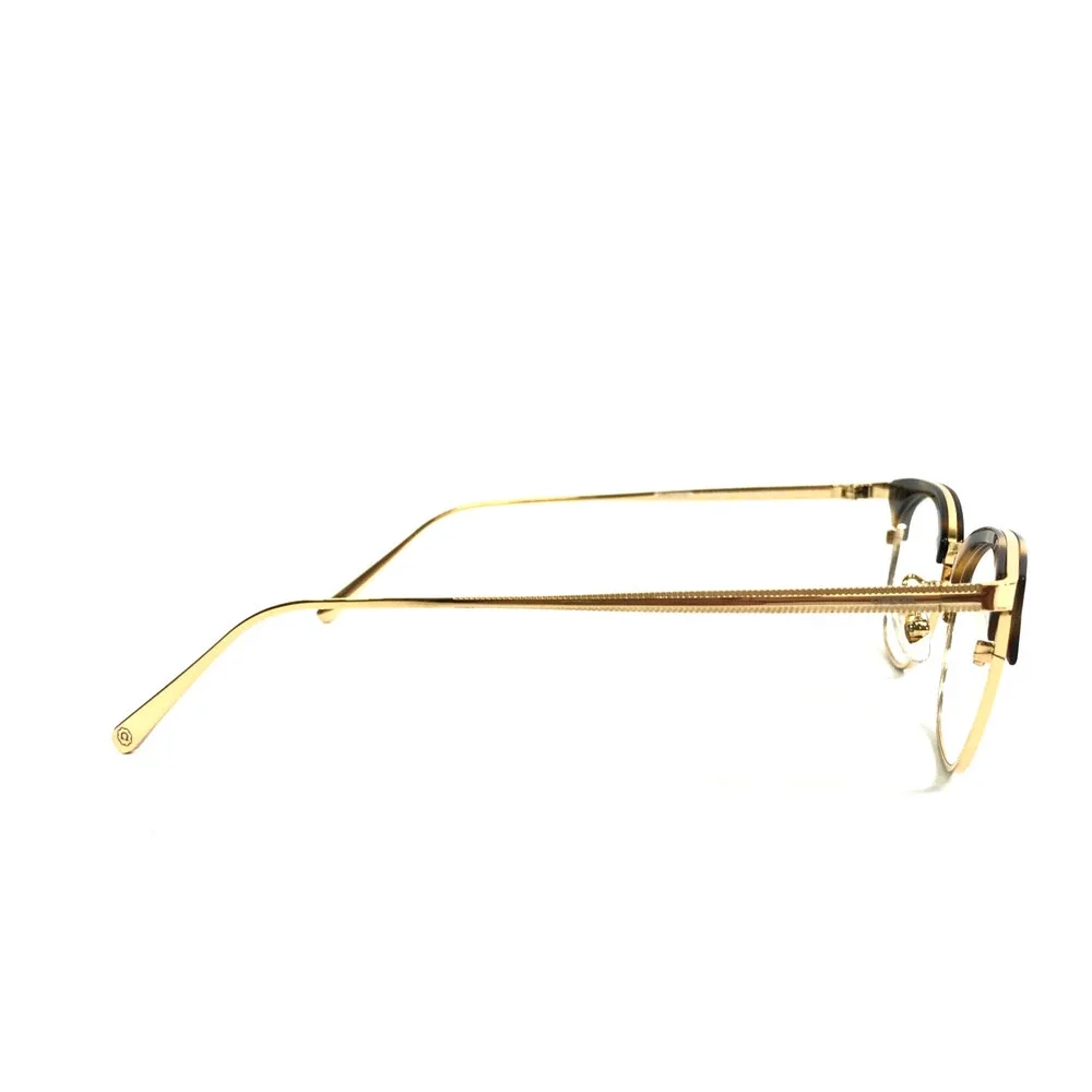 Omega Eyeglasses Frames OM5009-H 052 Tortoise Gold Cat Eye Full Rim 49-18-140